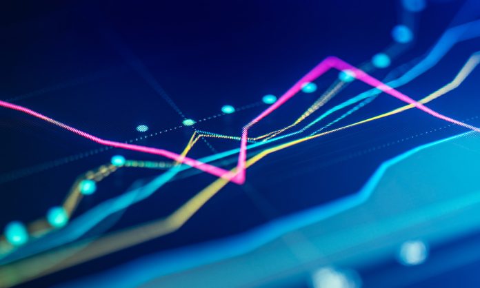 Multiple coloured line chart
