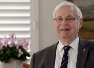 PSA founding father honoured for lifetime’s work Ross Brown