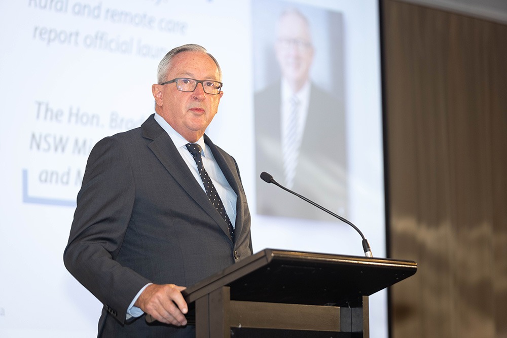 NSW Minister for Health Brad Hazzard