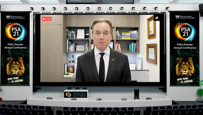 greg-hunt-feature Federal Minister for Health and Aged Care Greg Hunt presenting at PSA21 Virtual