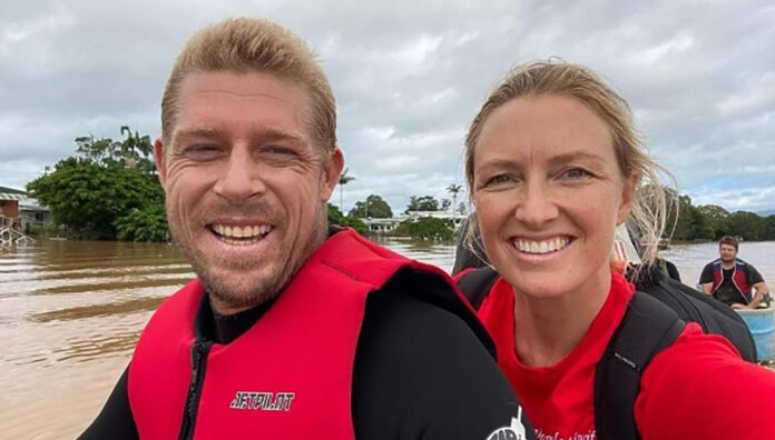 mick-fanning-skye-swift-feature Pharmacist Skye Swift MPS (right) hitches a ride with surfing champion Mick Fanning in northern N