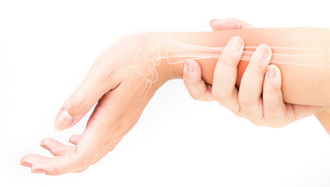 forearm bones injury white background forearm pain