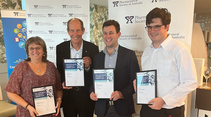 NSW pharmacists recognised for outstanding contributions