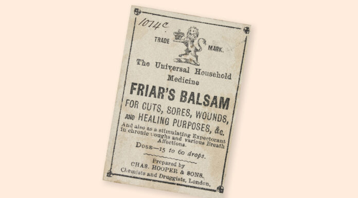 Friar’s Balsam has a place in modern life friar's balsam