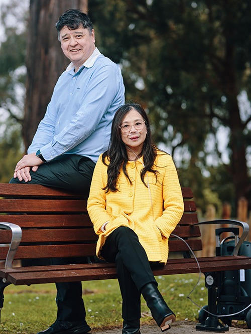 PSA Victorian Gold Medal recipients Michael Khoo MPS and Kimberly Tran MPS