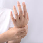 hand nerve pain,Numbness in Hands isolated on white background